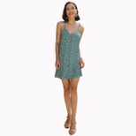 Floral Print A Line Dress Sleeveless Straight Cut Casual Style Perfect for Summer Events Wholesa