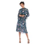 Floral Maxi Dress Spring Collection Elegant Design Comfortable Fit Perfect for Casual Outings Wh