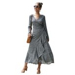 Fashion Womens Long Sleeve Dress Original Design Autumn Winter Collection Stylish Look Wholesale