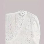 Lace Hollow Out Long Sleeve Womens Top Sexy Design Floral Pattern Elegant Style Perfect for Even