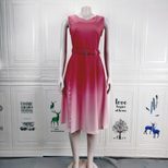 Floral Maxi Dress for Women Sleeveless Round Neck High Waist Casual Summer Wear ready to ship