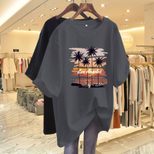 Plus Size Womens Long Sleeve Cotton T Shirt Loose Fit Comfortable Casual Top Autumn Wear