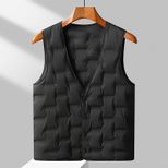 Mens Wool Blend Double Breasted Overcoat Stylish Long Casual Suit Jacket Perfect for Middle Aged