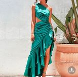 Sleeveless Asymmetrical Cutout Dress for Women Lightweight Fabric Summer Casual Wear