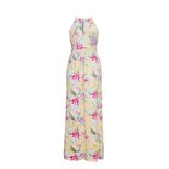 Sleeveless V Neck Floral Maxi Dress Elegant Design Lightweight Fabric Summer Style Wholesale Ava