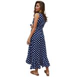 Sleeveless Polka Dot Dress Original Design Summer Style Casual Wear Wholesale Available private