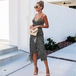 Summer Womens Polka Dot Dress Sleeveless Design Casual or Party Wear Available in Multiple Sizes Wholesale Pricing