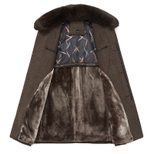 Mens Long Woolen Overcoat Warm Lined Fabric Winter Outerwear custom packaging