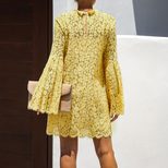 Lace Hollow Out Two Piece Dress for Women Elegant Spring Style Available in Multiple Sizes Wholesale Ready