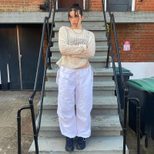 Casual Wide Leg Pants for Women Solid Color Loose Fit with Drawstring Autumn Street Style