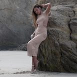 French Style Womens Maxi Dress Elegant Soft Fabric Spring Summer Collection Perfect for Vacation