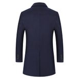 Mens Casual Business Overcoat Wool Blend Warm Lining Suit Collar Winter Style Wholesale Availabl