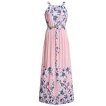 Plus Size High Waist Maxi Dress Summer Floral Print Comfortable Fabric Elegant Style Perfect for
