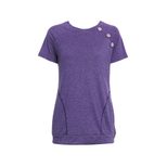 Womens Short Sleeve T Shirt Round Neck Pocket Button Design Casual Style Available in Multiple Sizes Wholesale
