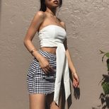 Sexy Back Zipper Crop Top Adjustable Straps Form Fitting Autumn Fashion Wholesale Available OEM