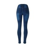 Womens Distressed Denim Pencil Pants High Waist Slim Fit Casual Everyday Wear customizable
