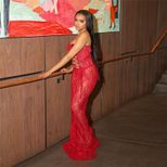 Sexy Lace Sheer Bodycon Dress Strapless Cutout Design Long Length Winter Fashion for Parties and