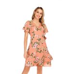 V Neck A Line Dress for Women Casual Street Style Spring Collection in Multiple Sizes