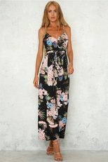 Womens Casual Jumpsuit Sexy Elegant Design Round Neck Princess Style Available in Multiple Sizes Wholesale