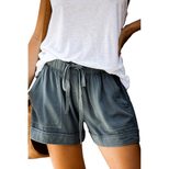 Womens Casual Tencel Shorts High Waist Loose Fit Wide Leg Summer Fashion Wholesale Available