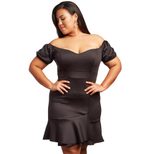 Summer Plus Size Dress Slim Fit Sexy Off Shoulder Short Sleeve Deep V Neck Evening Party Wear Wh