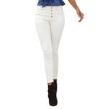 High Waisted White Denim Pencil Pants for Women Casual Style Trendy Design Comfortable Fit Whole