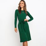 Long Sleeve Knit Dress for Women Casual Fit Autumn Winter Collection factory direct