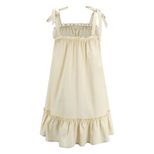 Ruffle Hem Bow Tie Strappy Maxi Dress Elegant Design Flowy Silhouette Perfect for Summer Events