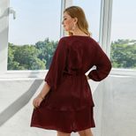 Plus Size Womens Dress Three Quarter Sleeve Spring Summer Collection