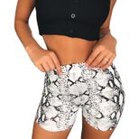 High Waisted Snake Print Yoga Pants Slim Fit Comfortable Fabric Stylish Design Ideal for Fitness