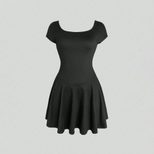 French Style Summer Dress Backless Slim Fit Elegant Design Perfect for Parties and Casual Outing