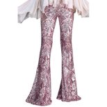 Sequin Casual Wide Leg Pants for Women Loose Fit Straight Cut Versatile Style Perfect for Autumn