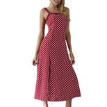 Summer Womens Off Shoulder Polka Dot Dress Original Design Sexy Style Lightweight Fabric Perfect
