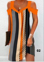 Digital Print Summer Dress 3D Pattern Short Sleeve Casual Style Available in Multiple Sizes Wholesale Supply