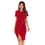 Womens Slim Fit Dress Spring Collection Elegant Design Comfortable Fabric Perfect for Casual or