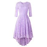 Cocktail Dress Lace Detail High Low Hem Spring Fashion Available in Multiple Sizes Wholesale Supply