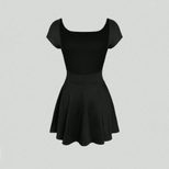 French Style Summer Dress Backless Slim Fit Elegant Design Perfect for Parties and Casual Outing