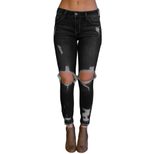 High Waisted Ripped Skinny Jeans for Women Slim Fit Winter Style Casual Wear Wholesale Available
