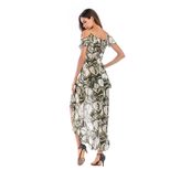 Womens Casual Maxi Dress Deep V Neck Asymmetrical Hem Sleeveless Perfect for Summer Events Whole