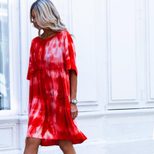 Off Shoulder Floral Dress for Women Loose Fit Comfortable Fabric Spring Summer Casual Wear
