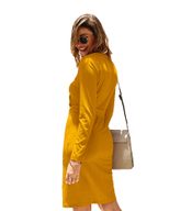 Knitted Dress Stylish Design Comfortable Fit Warm Fabric Autumn Winter Fashion for Women Wholesa