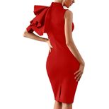 Sleeveless High Neck Bodycon Dress for Women Elegant Party Wear Available in Multiple Sizes Wholesale Supply