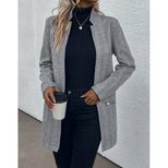 Wool Blend Long Coat for Women Stylish Winter Outerwear Available in Multiple Sizes Wholesale Supply