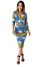V Neck Pencil Dress for Women Milk Silk Fabric Elegant Spring Style custom packaging