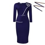 Pencil Skirt Solid Color Bodycon Fit Office Wear Autumn Winter Collection Wholesale Available