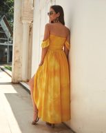 Womens Summer Dress Off Shoulder Floral Print Mid Length Casual Wear for Parties or Outings OEM