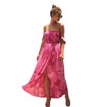 Summer Floral Off Shoulder Dress Original Design Trendy Style Comfortable Fit Perfect for Partie