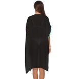 Loose Fit Crochet Lace Trim Tassel Beach Cover Up Dress Lightweight Bohemian Style Summer Wear W