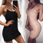 Bodycon Midi Dress Sleeveless Solid Color Casual Evening Wear bulk order OEM ODM service