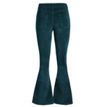 Womens High Waisted Velvet Wide Leg Pants Spring Casual Flattering Fit Slightly Flared Wholesale